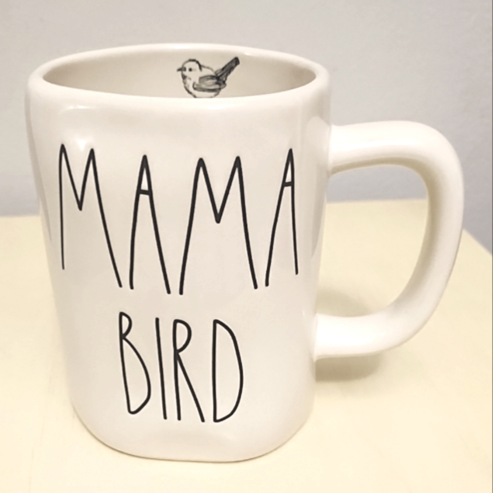 Rae Dunn Artisan Collection "Mama Bird" Ceramic Coffee Mug